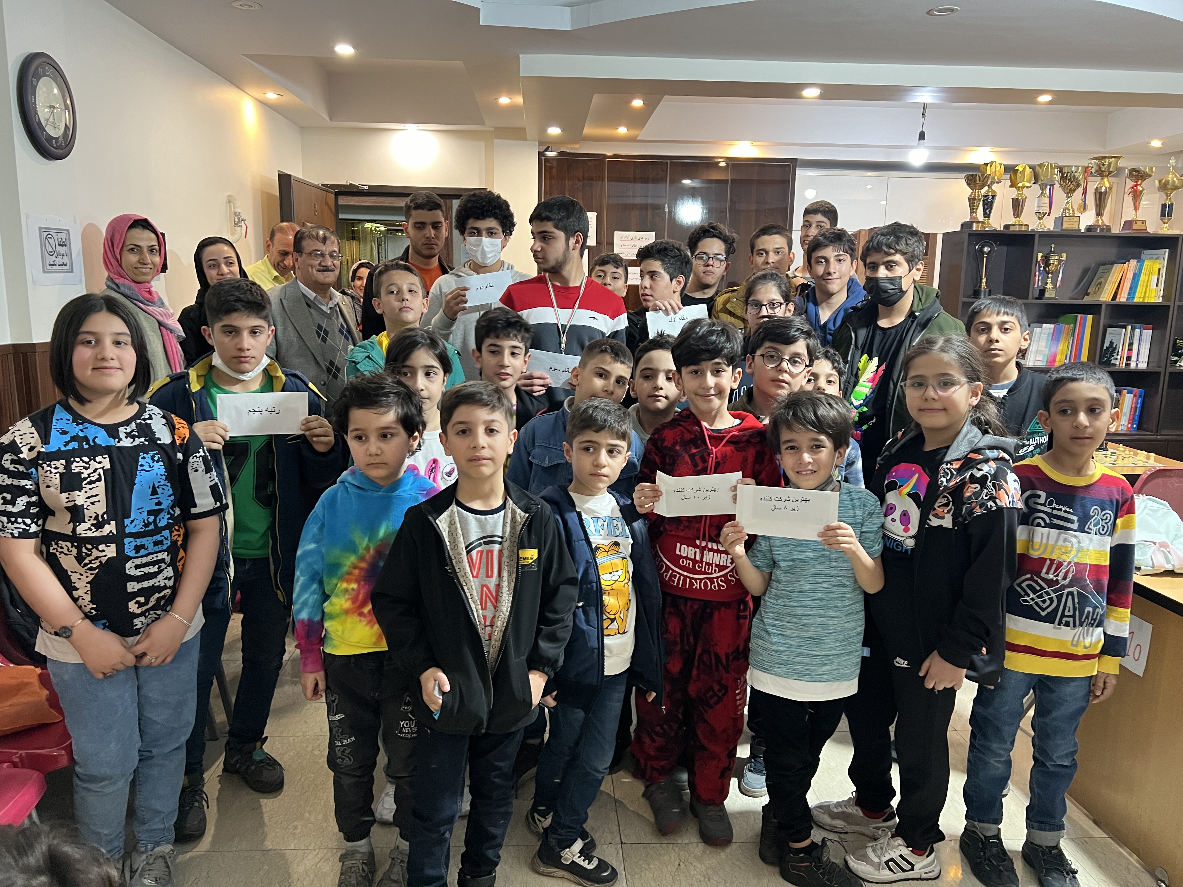 هنرجویان برگزیده مسابقات مدرسه
