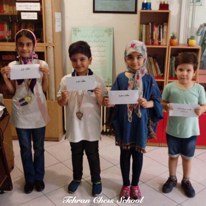 برگزیدگان مسابقات هفتگی در فضای آموزشگاه در سال ۱۳۹۷
