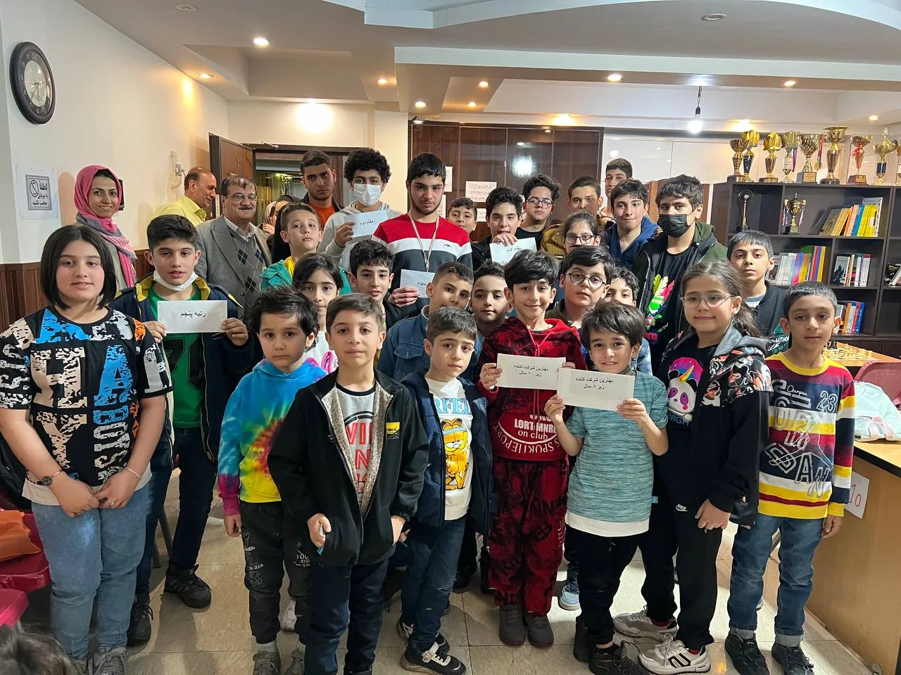 هنرجویان مدرسه شطرنج تهران در سال ۱۴۰۲